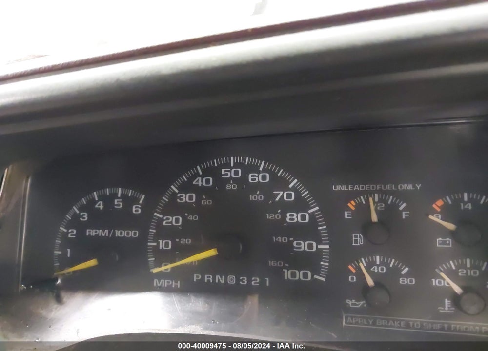 1997 GMC SIERRA 1500 VIN: 2GTEK19R3V1548190