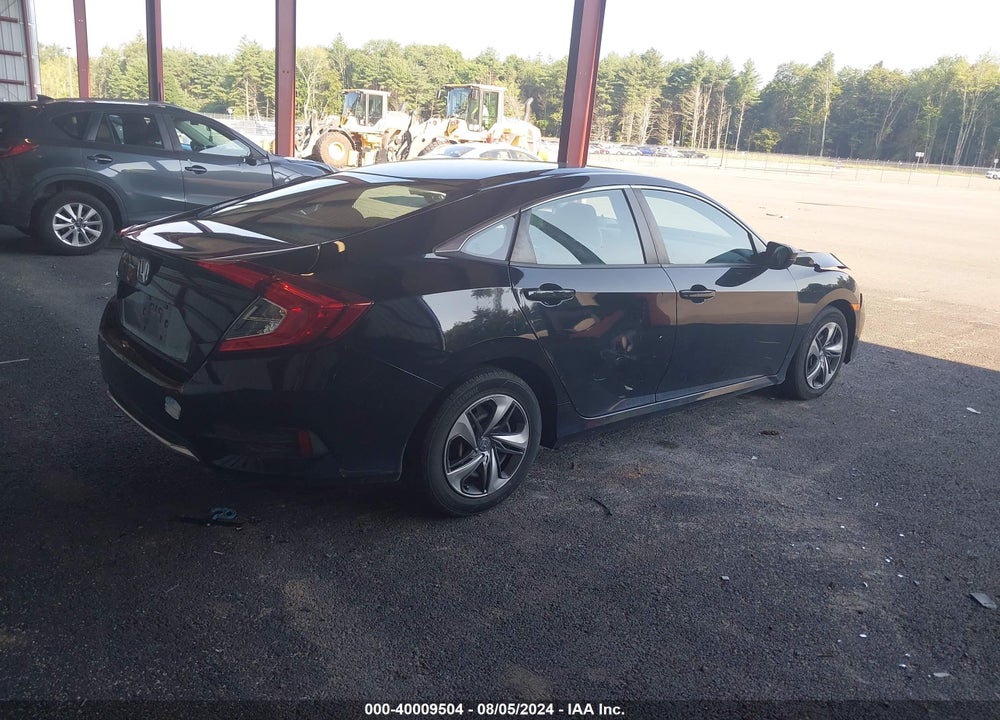 2019 HONDA CIVIC LX VIN: 2HGFC2F61KH538506