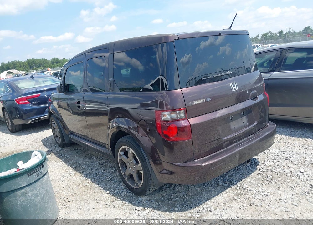 2008 HONDA ELEMENT SC VIN: 5J6YH18938L012331