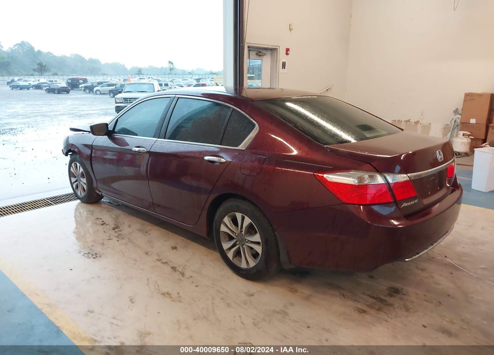 2013 HONDA ACCORD LX VIN: 1HGCR2F37DA141942