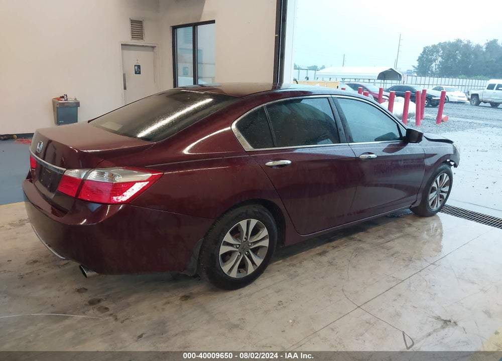 2013 HONDA ACCORD LX VIN: 1HGCR2F37DA141942