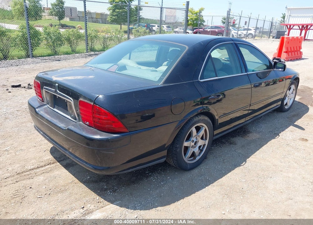 2001 LINCOLN LS V6 AUTO/V6 MANUAL VIN: 1LNHM86S51Y617388