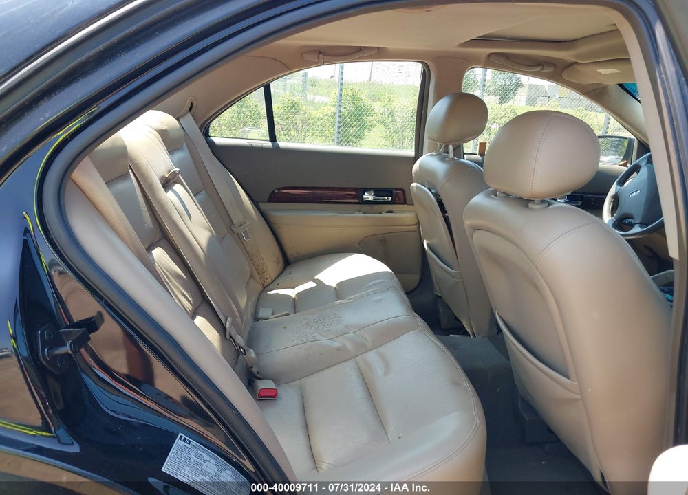 2001 LINCOLN LS V6 AUTO/V6 MANUAL VIN: 1LNHM86S51Y617388