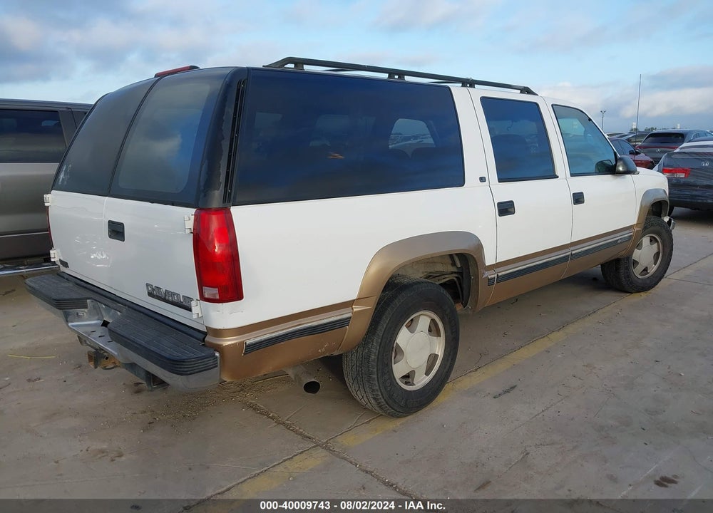 1999 CHEVROLET SUBURBAN 1500 VIN: 3GNFK16R5XG249987