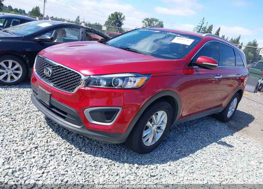 2016 KIA SORENTO 2.4L LX VIN: 5XYPGDA37GG085336
