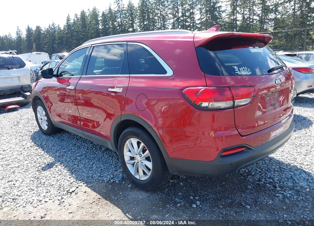 2016 KIA SORENTO 2.4L LX VIN: 5XYPGDA37GG085336