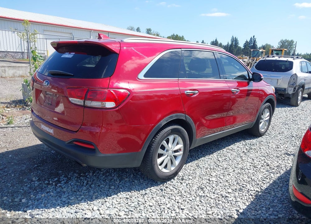 2016 KIA SORENTO 2.4L LX VIN: 5XYPGDA37GG085336