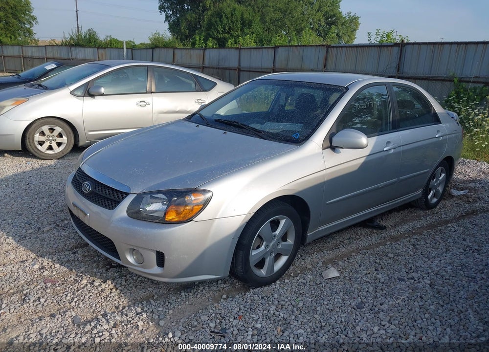 2008 KIA SPECTRA SX VIN: KNAFE121585018481