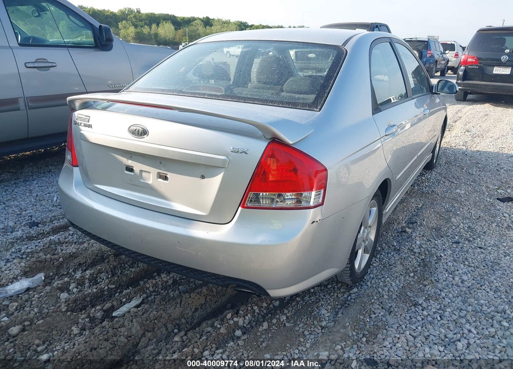 2008 KIA SPECTRA SX VIN: KNAFE121585018481