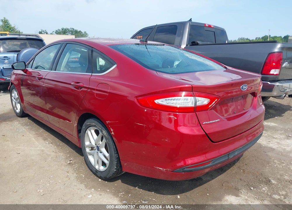 2014 FORD FUSION SE VIN: 3FA6P0H78ER183751