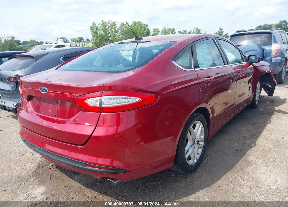 2014 FORD FUSION SE VIN: 3FA6P0H78ER183751