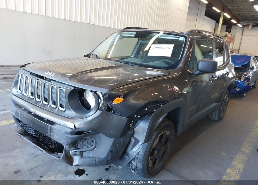 2016 JEEP RENEGADE SPORT VIN: ZACCJBAT6GPD55015