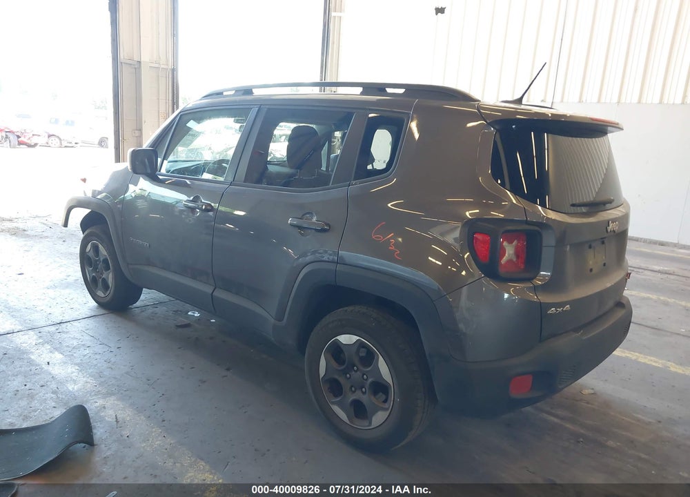 2016 JEEP RENEGADE SPORT VIN: ZACCJBAT6GPD55015