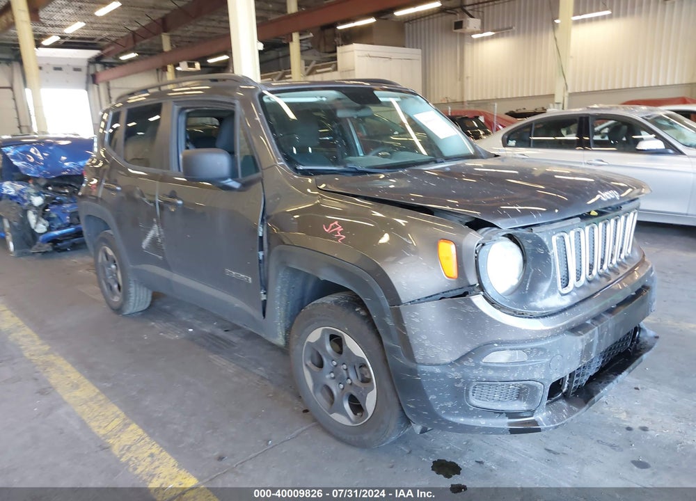 2016 JEEP RENEGADE SPORT VIN: ZACCJBAT6GPD55015