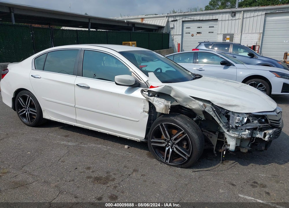 2017 HONDA ACCORD SPORT VIN: 1HGCR2F5XHA153283