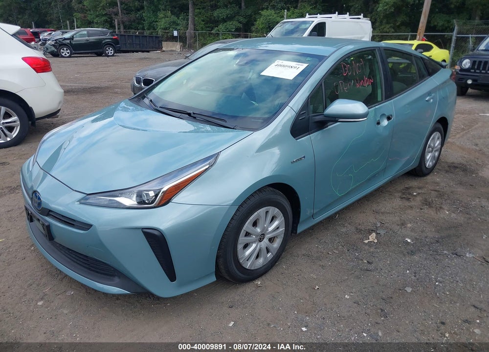 2022 TOYOTA PRIUS L VIN: JTDKAMFU5N3187250