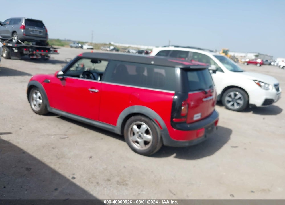2008 MINI COOPER CLUBMAN VIN: WMWML33528TN68114
