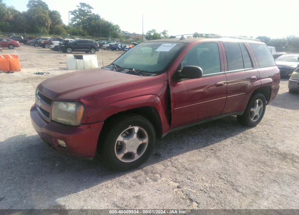 2008 CHEVROLET TRAILBLAZER LT VIN: 1GNDS13S582148358