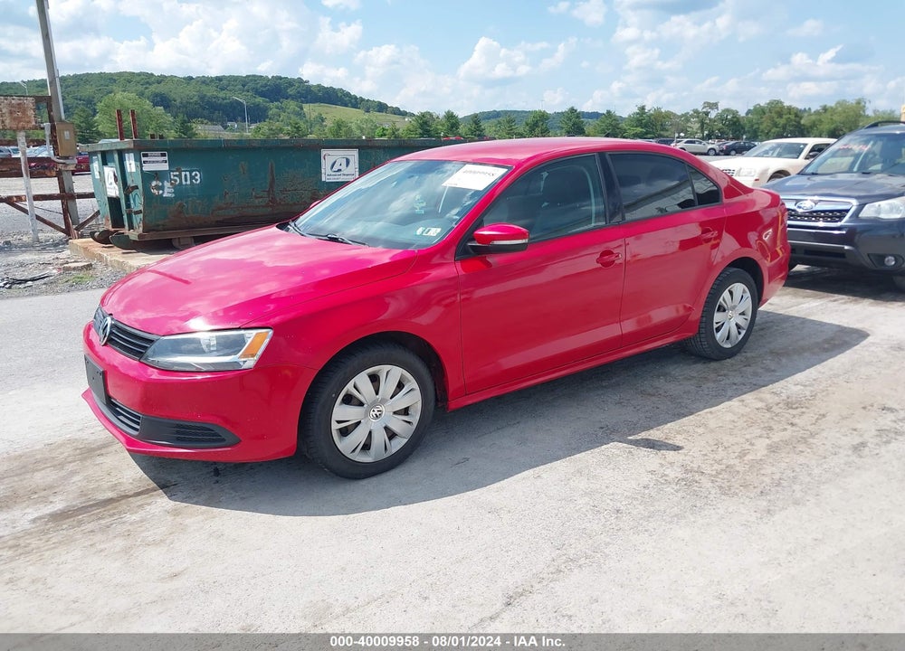 2014 VOLKSWAGEN JETTA 1.8T SE VIN: 3VWD17AJ5EM245988