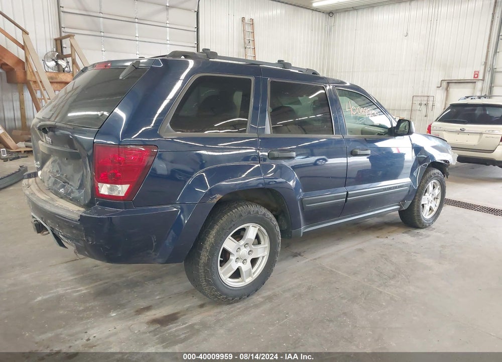 2005 JEEP GRAND CHEROKEE LAREDO VIN: 1J4HR48N85C703118