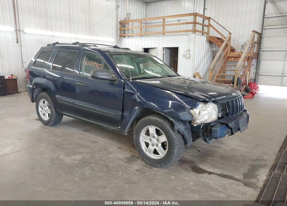 2005 JEEP GRAND CHEROKEE LAREDO VIN: 1J4HR48N85C703118