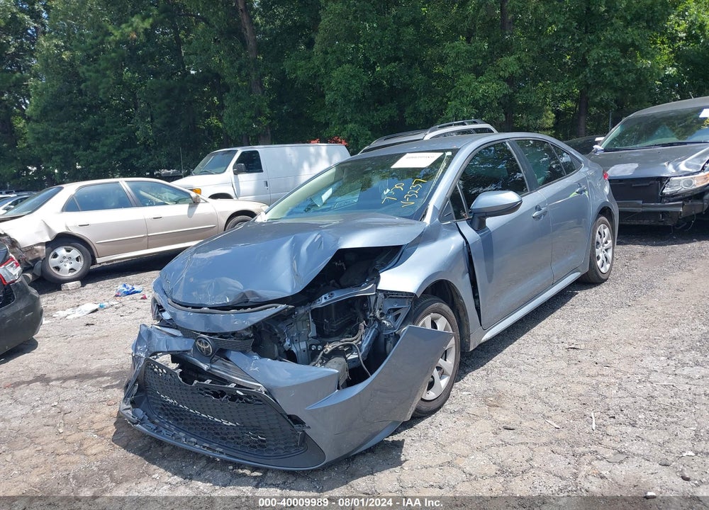 2022 TOYOTA COROLLA LE VIN: JTDEPMAE3NJ213237