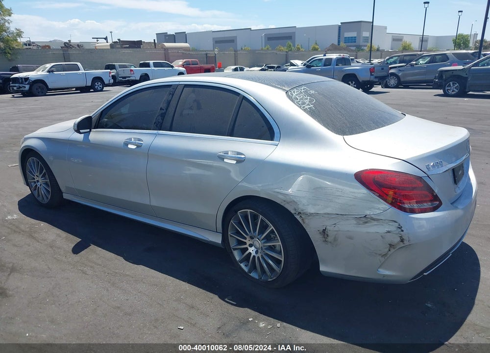 2015 MERCEDES-BENZ C 400 4MATIC VIN: 55SWF6GB5FU039498