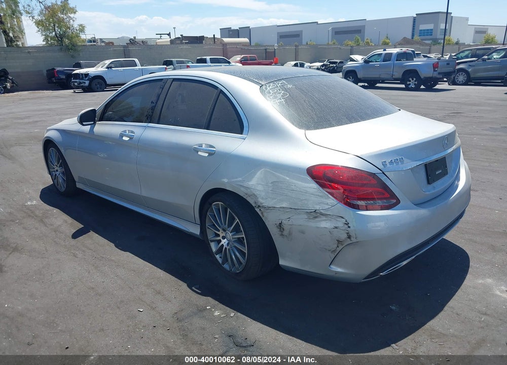 2015 MERCEDES-BENZ C 400 4MATIC VIN: 55SWF6GB5FU039498