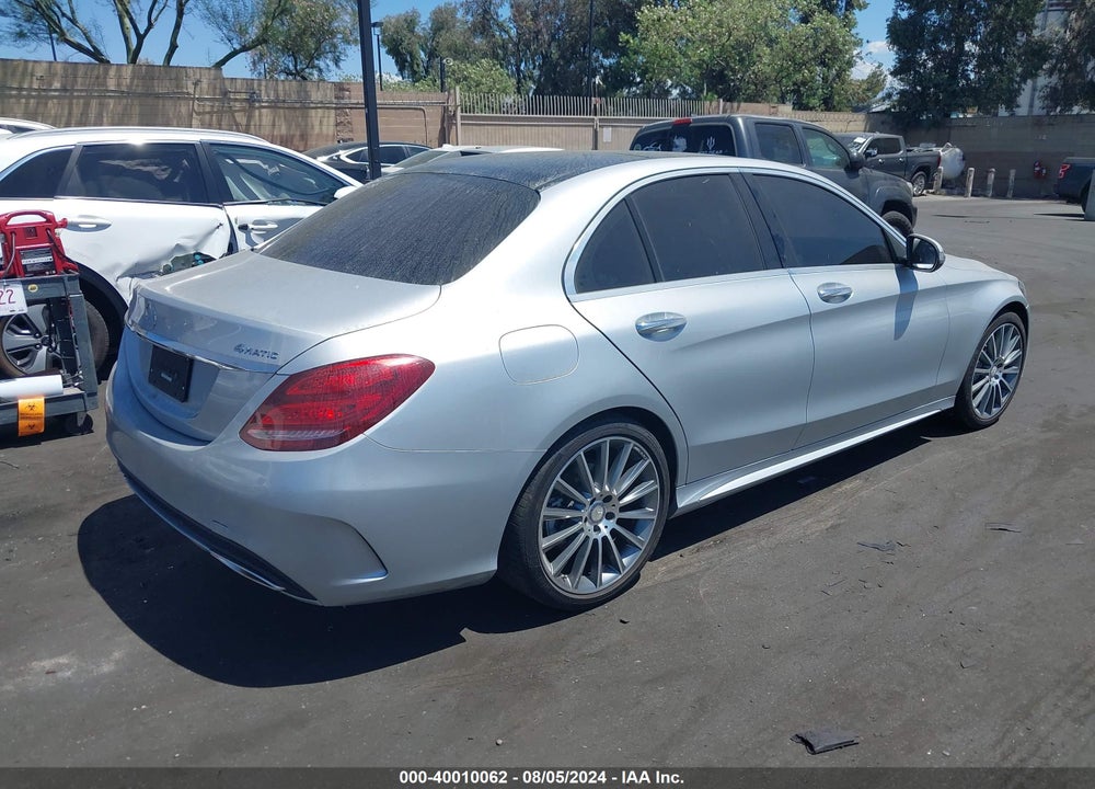 2015 MERCEDES-BENZ C 400 4MATIC VIN: 55SWF6GB5FU039498
