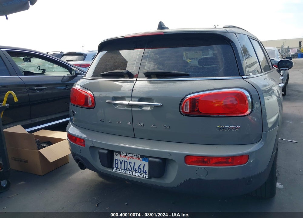 2019 MINI CLUBMAN COOPER VIN: WMWLU1C58K2F30237