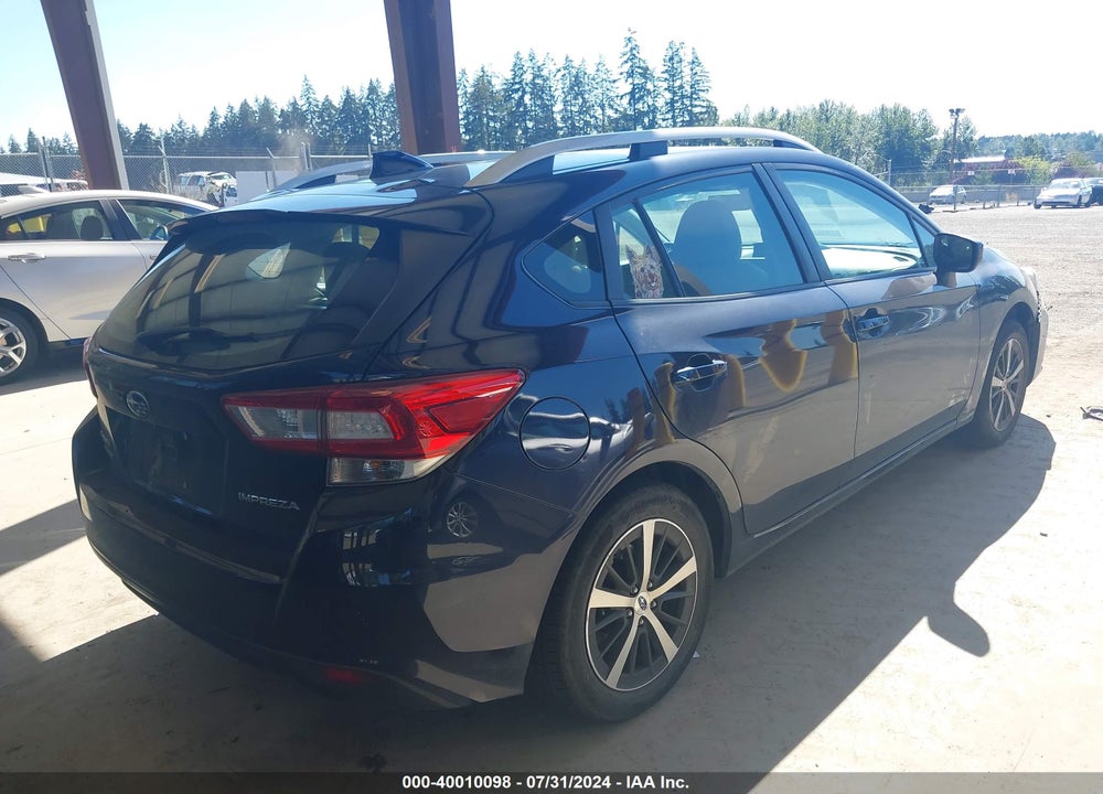 2019 SUBARU IMPREZA 2.0I PREMIUM VIN: 4S3GTAD6XK3744765
