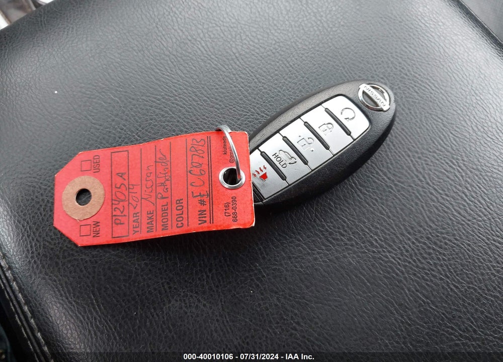 2014 NISSAN PATHFINDER PLATINUM VIN: 5N1AR2MM0EC607813