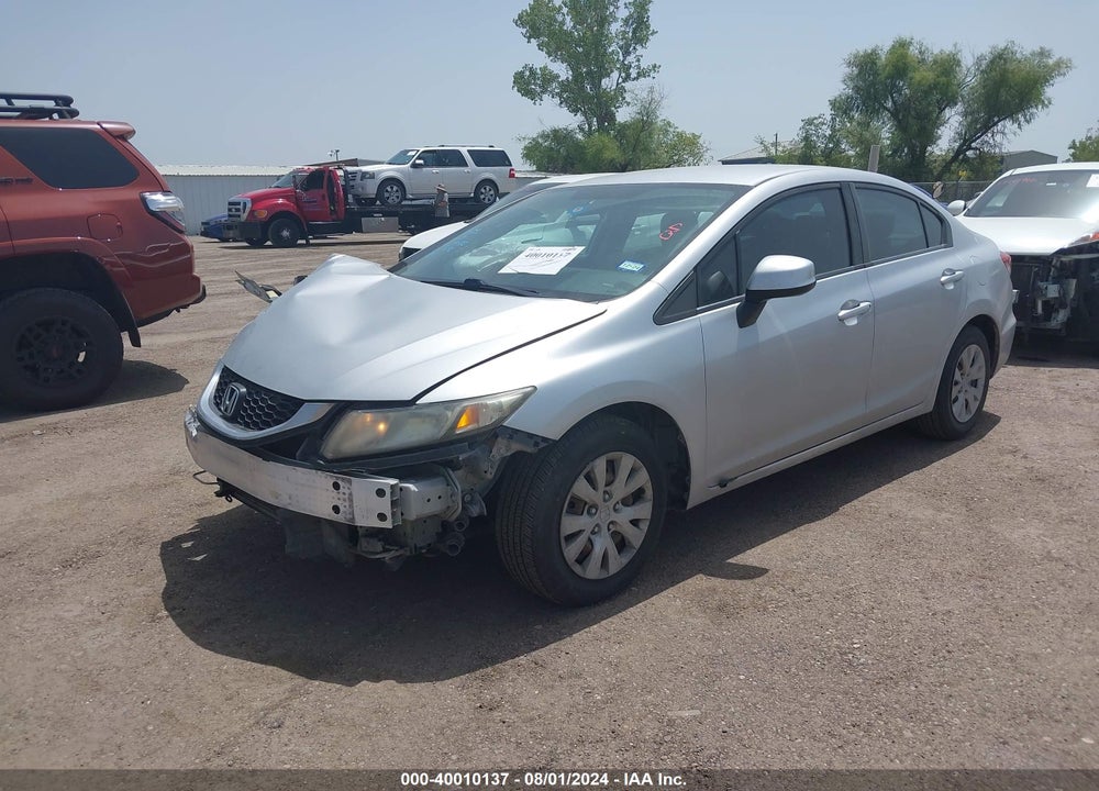 2013 HONDA CIVIC LX VIN: 2HGFB2F58DH561696