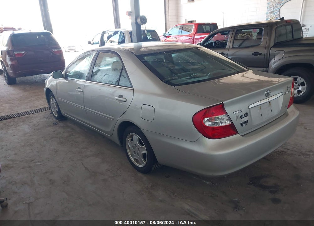 2002 TOYOTA CAMRY LE V6 VIN: 4T1BF30K12U016984