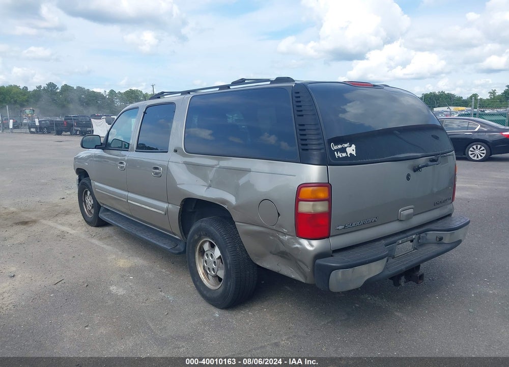2002 CHEVROLET SUBURBAN 1500 LT VIN: 3GNFK16Z22G312391