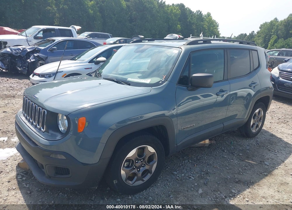 2017 JEEP RENEGADE SPORT FWD VIN: ZACCJAAB7HPE58186