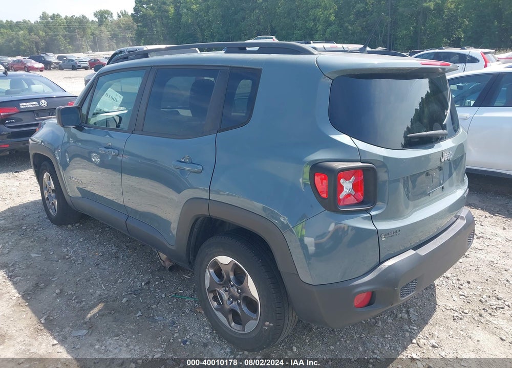 2017 JEEP RENEGADE SPORT FWD VIN: ZACCJAAB7HPE58186