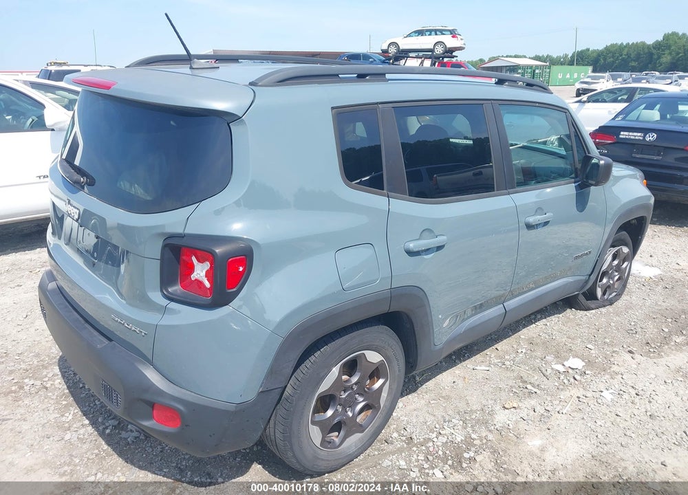2017 JEEP RENEGADE SPORT FWD VIN: ZACCJAAB7HPE58186