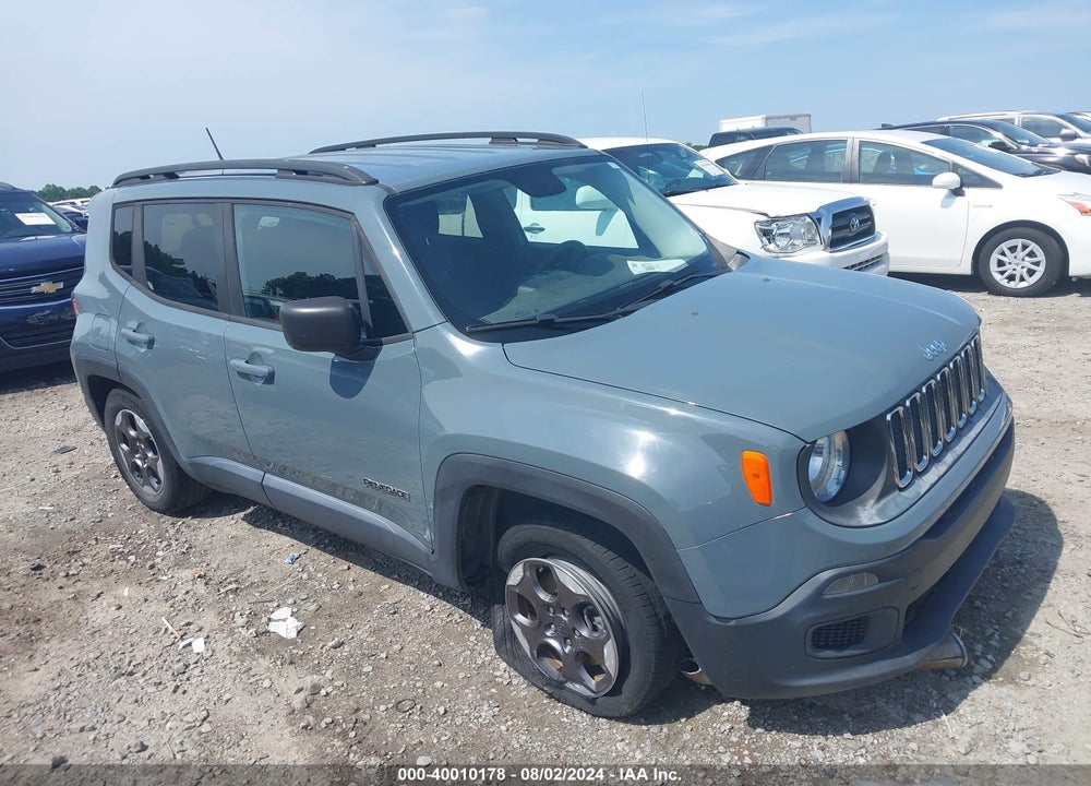 2017 JEEP RENEGADE SPORT FWD VIN: ZACCJAAB7HPE58186