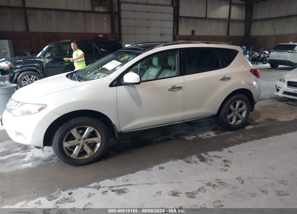 2010 NISSAN MURANO SL VIN: JN8AZ1MW9AW132174