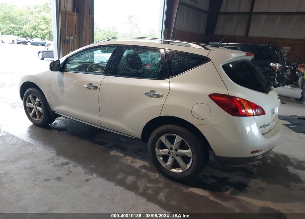 2010 NISSAN MURANO SL VIN: JN8AZ1MW9AW132174