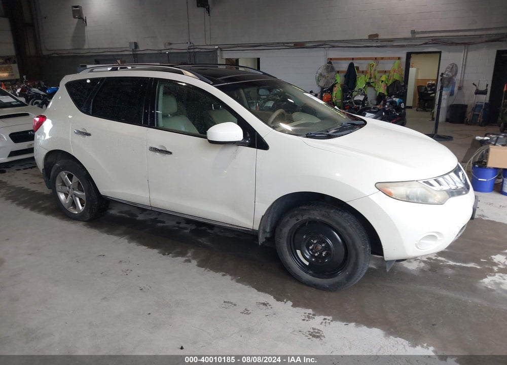 2010 NISSAN MURANO SL VIN: JN8AZ1MW9AW132174