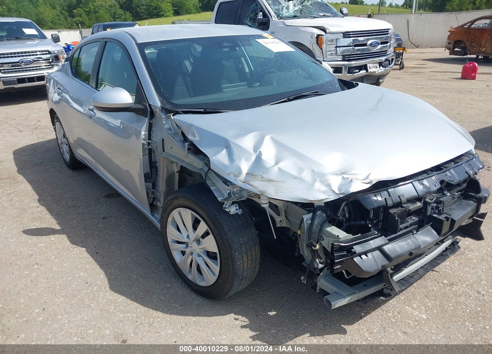2022 NISSAN SENTRA S XTRONIC CVT VIN: 3N1AB8BV7NY239003