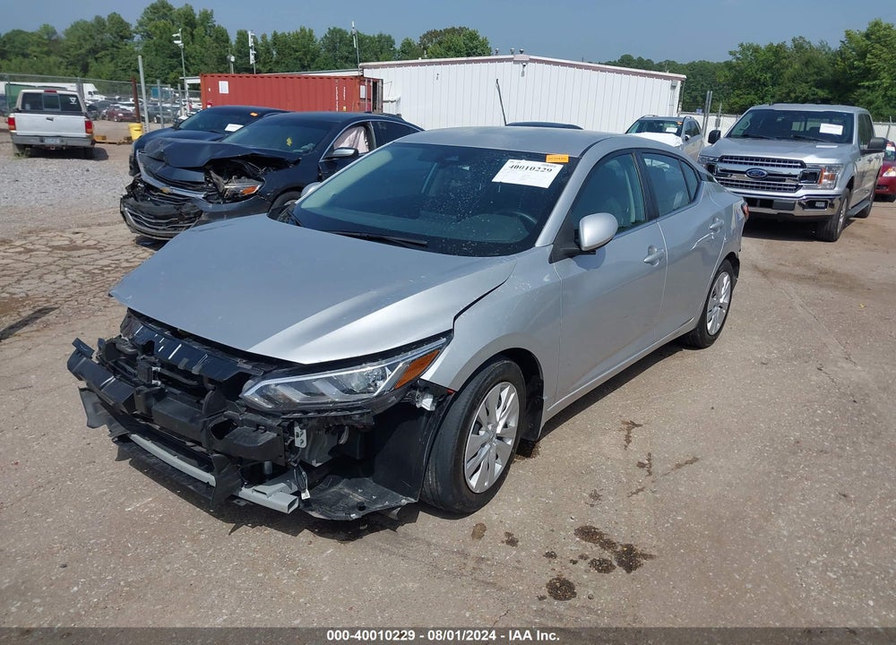 2022 NISSAN SENTRA S XTRONIC CVT VIN: 3N1AB8BV7NY239003