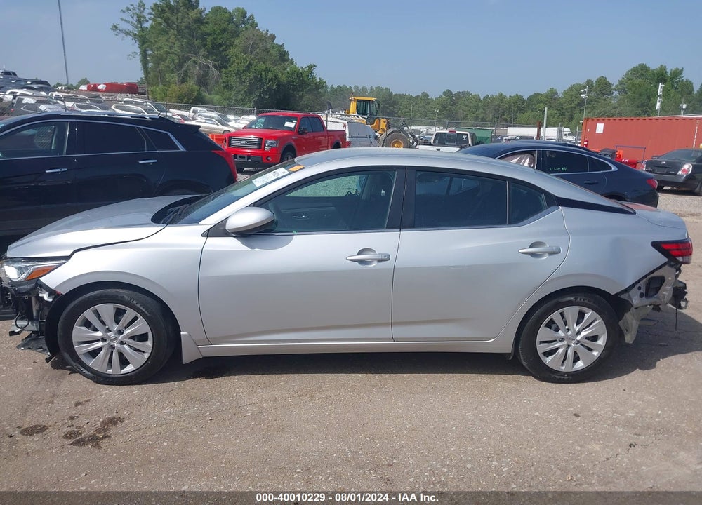 2022 NISSAN SENTRA S XTRONIC CVT VIN: 3N1AB8BV7NY239003