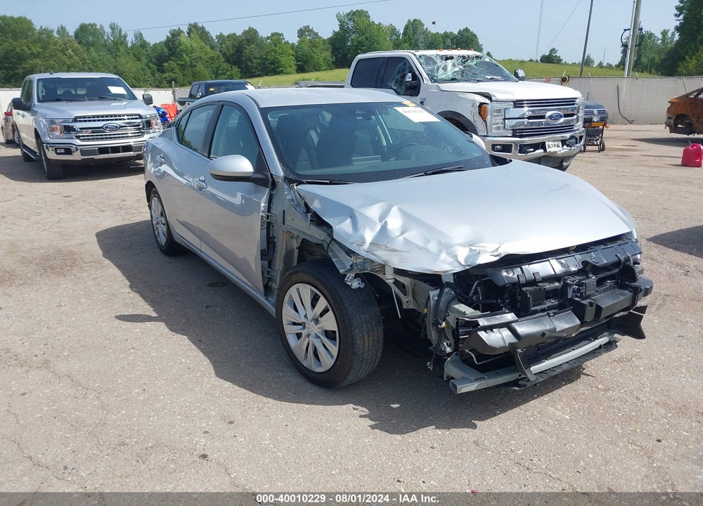 2022 NISSAN SENTRA S XTRONIC CVT VIN: 3N1AB8BV7NY239003