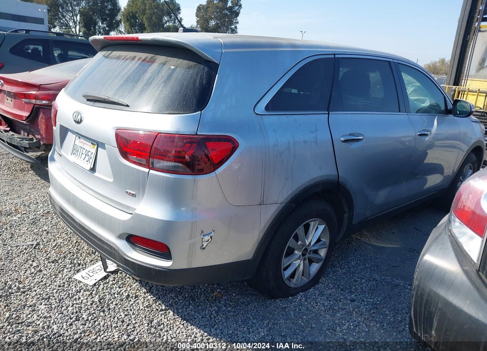 2019 KIA SORENTO 2.4L LX VIN: 5XYPG4A39KG501735