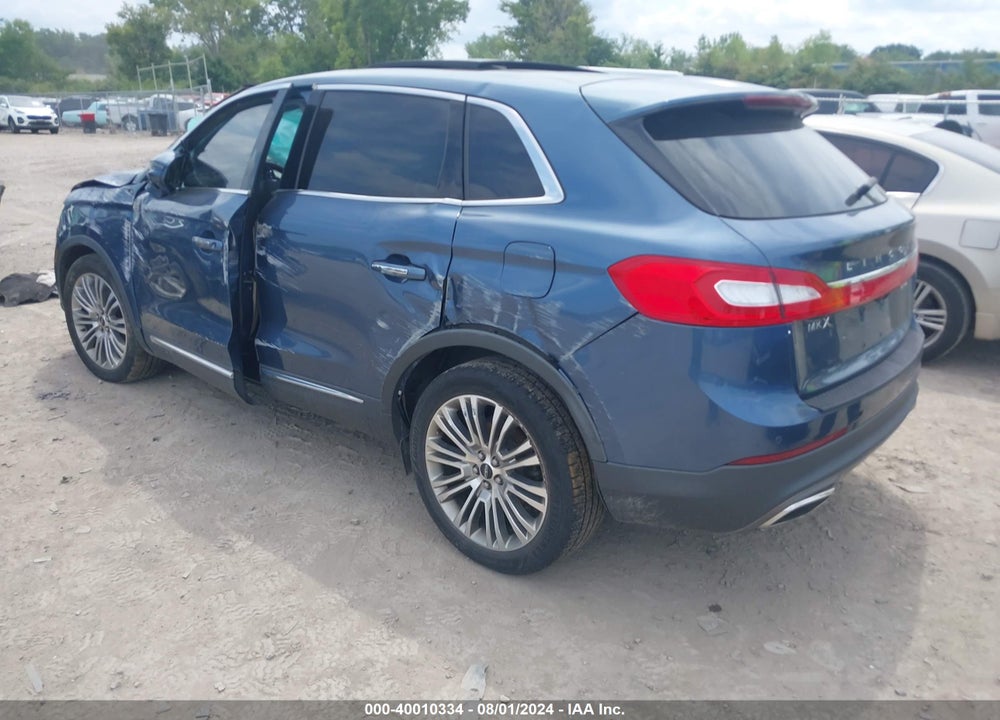 2018 LINCOLN MKX RESERVE VIN: 2LMPJ8LR2JBL30453