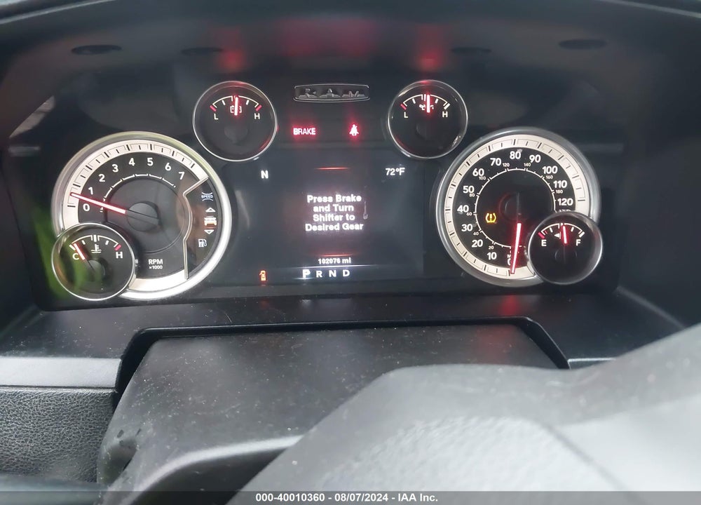 2013 RAM 1500 VIN: 1C6RR7UT6DS665044
