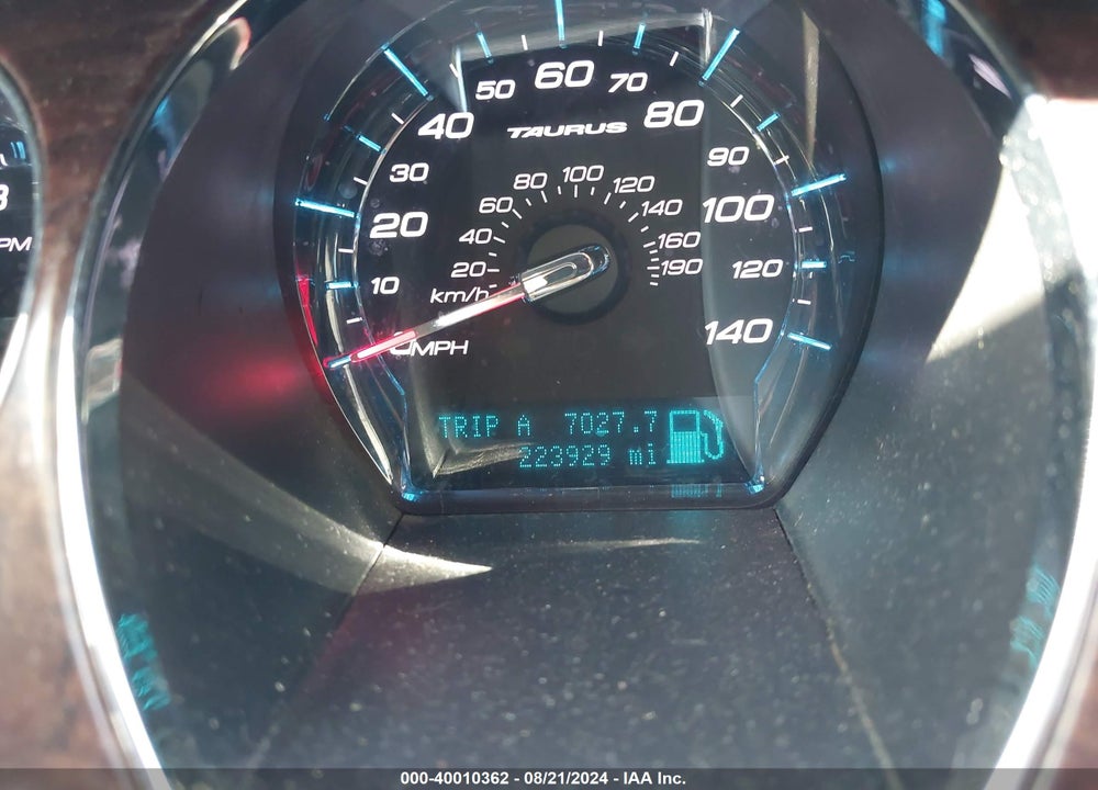 2011 FORD TAURUS SEL VIN: 1FAHP2EWXBG189926